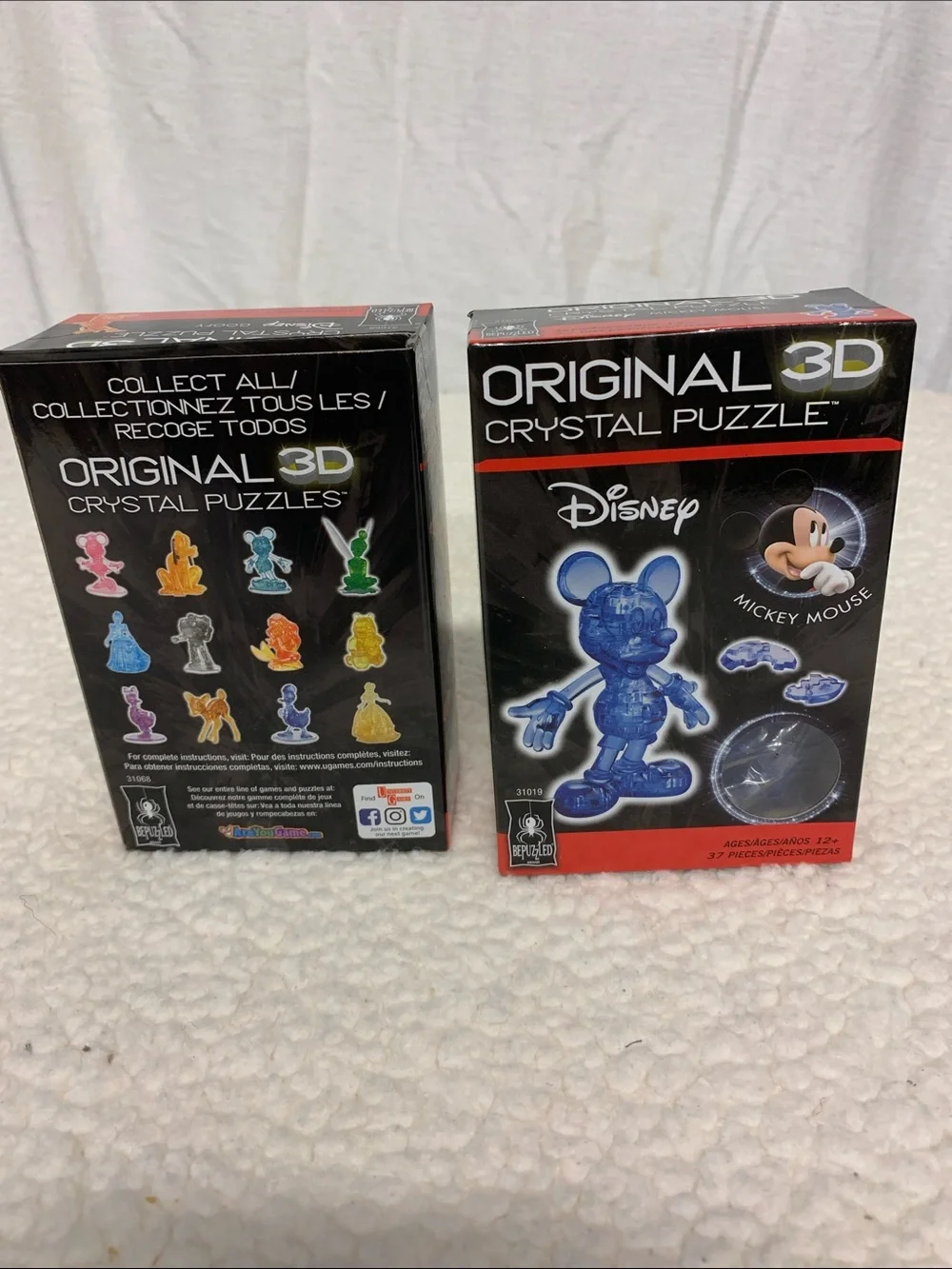 Disney 3D Crystal Goofy & Mickey Mouse Puzzles NEW original 3D Bepuzzled Puzzles